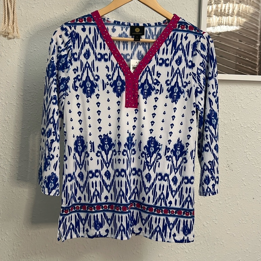 Charter Club Blouse Small Petite NWT